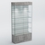 Витрина СЕТЬ №3-П с экономпанелью и полками Бетон Чикаго светло-серый F186 ST9