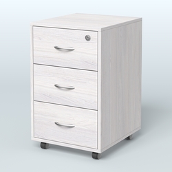 Тумба подкатная Грация, Ясень Анкор светлый