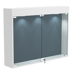 Витрина настенная БАРОН для медалей №3-3А, Серый + 11 Blue