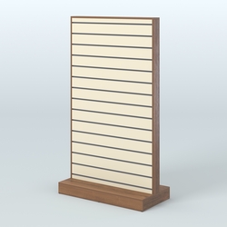 Стойка напольная для очков ОПТИКА №2, Орех + Крем Вайс