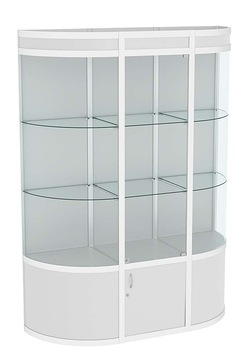 Витрина из профиля с секторами №1 (1,5 метра), Серый