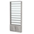 Стеллаж из ДСП с 9-ю полками 150x900 мм серии LEVEL-9 №9-1 (З/C - СТЕКЛО) Бетон Чикаго светло-серый F186 ST9