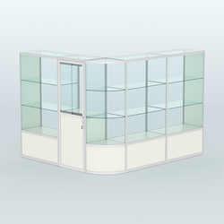 Павильон из профиля угловой №2б (5,5 кв.м), Белый