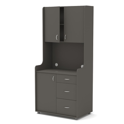 Офисная мини-кухня ЭЛЕГИЯ №3, Черный