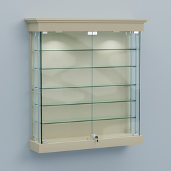 Витрина для музеев "Коллекция" настенная №2-5А-РЕГ, Крем Вайс