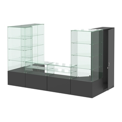 Павильон ИСТРА пристенный №3а (5, 87 кв.м), Черный