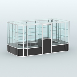 Павильон из профиля островной №3б, Черный