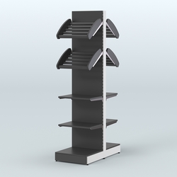 Островной высокий стеллаж для хлеба и выпечки Феникс №17, Черный