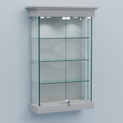 Витрина для музеев "Коллекция" настенная №1-3А-РЕГ, Серый