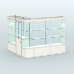 Павильон из профиля угловой №1а (5,5 кв.м), Белый