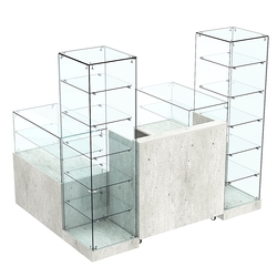 Торговый островок ХИТ ПРОДАЖ №14 (открытый) (2, 43 кв.м), Метрополитан Грей