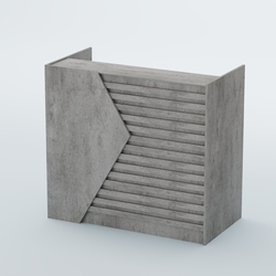 Ресепшен граунд №6А, Бетон Чикаго светло-серый F186 ST9