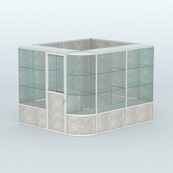 Павильон из профиля угловой №5б (5,5 кв.м), Метрополитан Грей