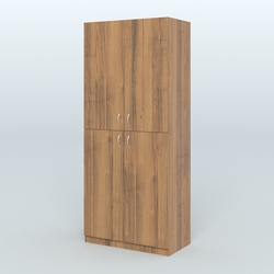 Шкаф для аптек с полками №2, Орех