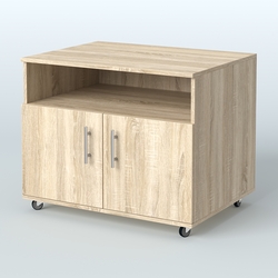 Тумба для оргтехники Сканди, Дуб Сонома