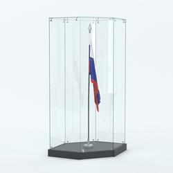 Витрина для знамени №1, Антрацит