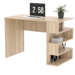 Стол письменный со стеллажом СПС-03-П (правосторонний), Дуб Сонома