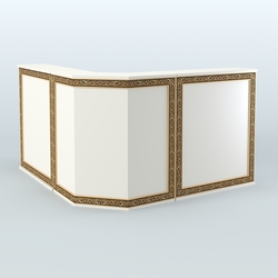 Ресепшен большой серии БАРОККО №5, Белый