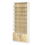 Стеллаж из ДСП с 7-ю полками 200x900 мм серии LEVEL-7 №10 (З/C - ДВП) Белый + Дуб Сонома
