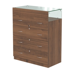 Истра прилавок ювелирный №1 (450мм), Орех