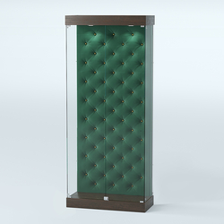 Витрина под знамя №1Б-900 (задняя стенка бархат каретка), Дуб Венге