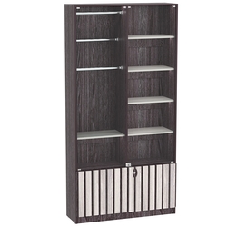 Витрина серии "Смок" №5, Ясень Анкор темный + Ясень Анкор светлый