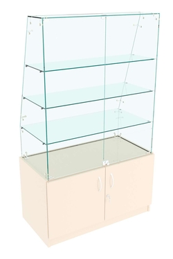 Высокий прилавок Истра №115 (закрытый), Крем Вайс