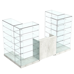 Торговый островок ХИТ ПРОДАЖ №2 (открытый) (3.65 кв.м), Метрополитан Грей