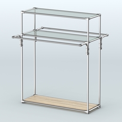 Островная торговая система ХРОМ 1200 мм №8, Дуб Сонома