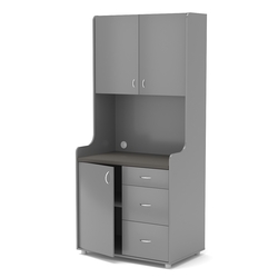 Офисная мини-кухня ЭЛЕГИЯ №3А, Темно-Серый