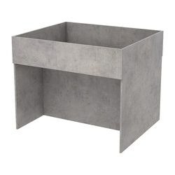 Корзина для распродаж из ДСП №10, Бетон Чикаго светло-серый F186 ST9