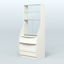 Витрина БРИЗ №5 с окном выдачи, Белый