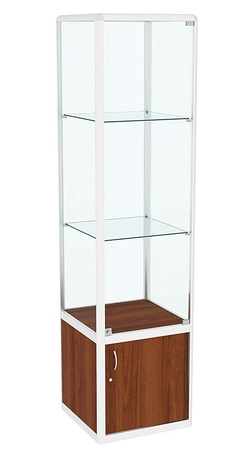 Витрина из профиля Стаканчик №2, Орех