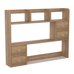 Полка настольная Вектор №38, Дуб канзас коричневый Н1113 ST10