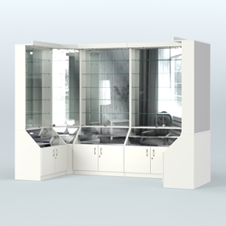 Павильон П-образной формы серии Эталон №3, Белый