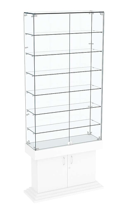 Витрина с узким накопителем ДОНЖОН №33, Белый