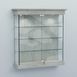 Витрина для музеев "Коллекция" настенная №2-3, Метрополитан Грей