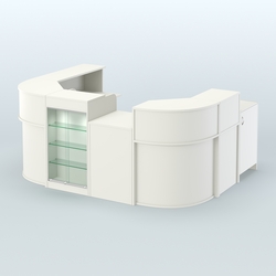 Пристенный павильон Чай и Кофе с собой №2, Белый