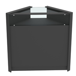 Прилавок из ДСП Модерн №5 угловой, Черный