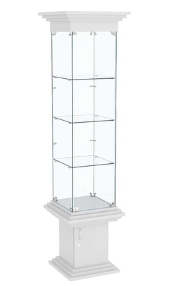 Витрина с верхней подсветкой КОЛОСС №2, Серый