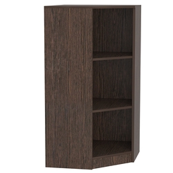 Угловой офисный стеллаж ВЕКТОР СУ-12, Дуб Венге