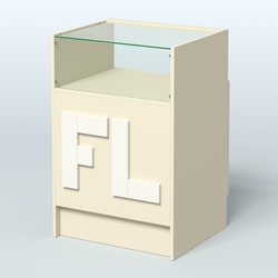 Прилавок "Фаберлинк" №2-600, Крем Вайс + Белый