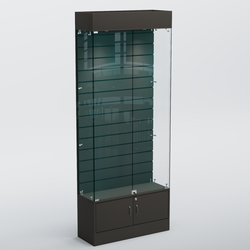 Витрина СЕТЬ №4 с экономпанелью, Черный