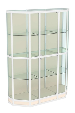 Витрина из профиля Трапеция №4 (1,5 метра), Крем Вайс