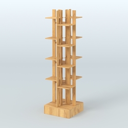 Стойка цветочница №1, Дуб Золотистый