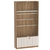 Витрина серии "Смок" №3 Дуб Канзас коричневый + Белый