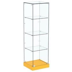 Стеклянная витрина Хит продаж №1 (закрытая, задняя стенка - стекло), Солнечный Свет 0134 BS