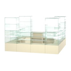 Павильон ИСТРА островной №3б (11, 35 кв.м), Крем Вайс