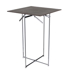 Хромированное вешало КВАДРАТ №1-3 (верхняя платформа - ДСП 16мм), Дуб Венге