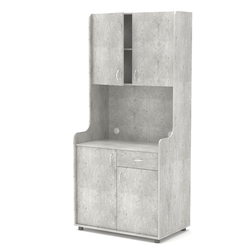 Офисная мини-кухня ЭЛЕГИЯ №2, Метрополитан Грей